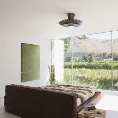 MANTRA KYOTO Ventilador Plafón Café-Níquel