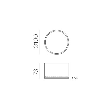 ACB ALIS 100 Plafón Negro 9W 2700-4000K