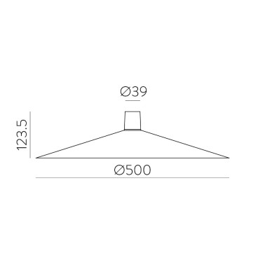 ACB DUO Pantalla Ø500 Terracota