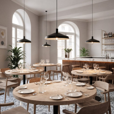 ACB EVELYN Pantalla Ø435 Blanco-Negro