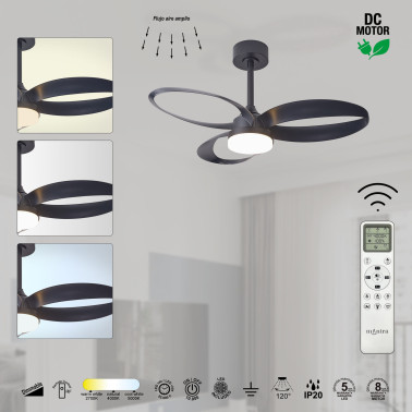 MANTRA INFINITY FAN Ø92 Ventilador Negro