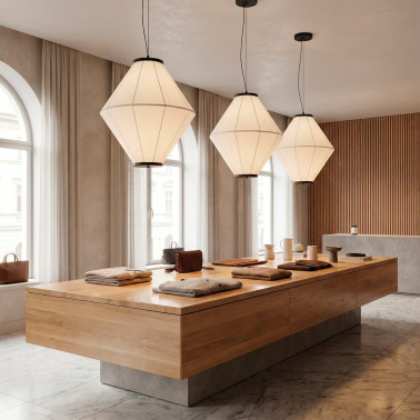 ACB TOTEM H2 LED Ø580 Colgante Superficie Negro