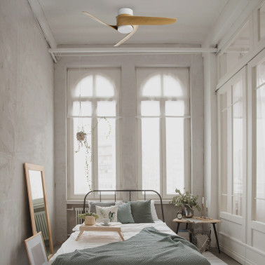 MANTRA GROENLAND Ø79 Ventilador Blanco-Madera