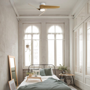 MANTRA GROENLAND Ø79 Ventilador Blanco-Madera