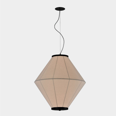 ACB TOTEM H2 LED Ø580 Colgante Empotrable Negro