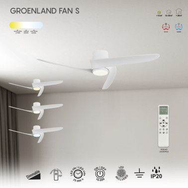 MANTRA GROENLAND Ø102 Ventilador Blanco