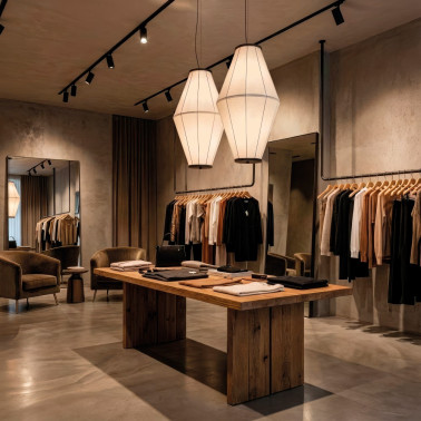 ACB TOTEM H3 LED Ø440 Colgante Empotrable Negro