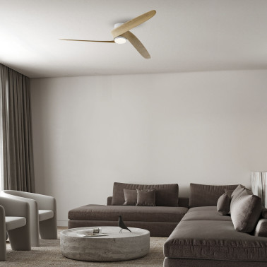 MANTRA GROENLAND Ø122 Ventilador Blanco-Madera