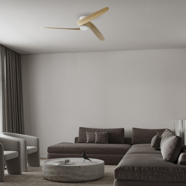 MANTRA GROENLAND Ø122 Ventilador Blanco-Madera