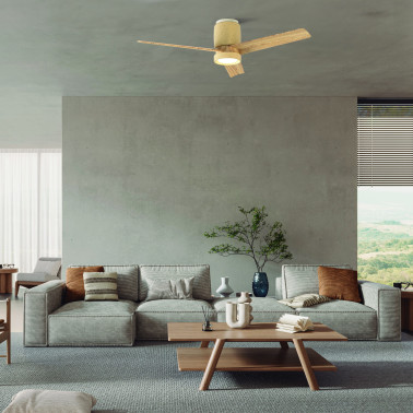 MANTRA CERÁMICA Ventilador Beige-Madera