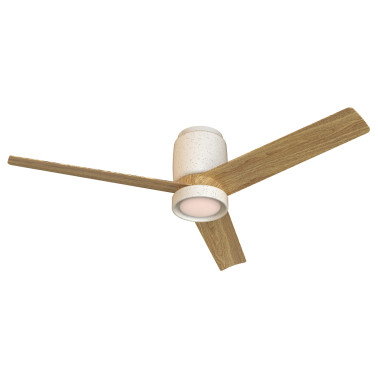 MANTRA CERÁMICA Ventilador Blanco-Madera