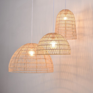 ACB Evens Pantalla Ø600 Rafia Natural