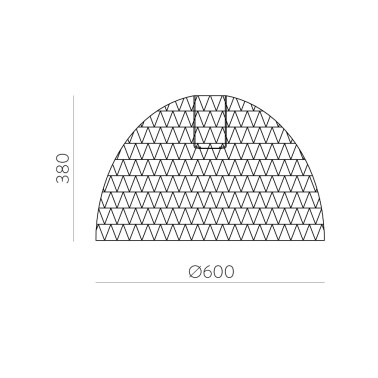 ACB Evens Pantalla Ø600 Rafia Natural