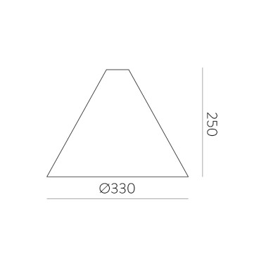 ACB AURA Pantalla Ø330 Nogal