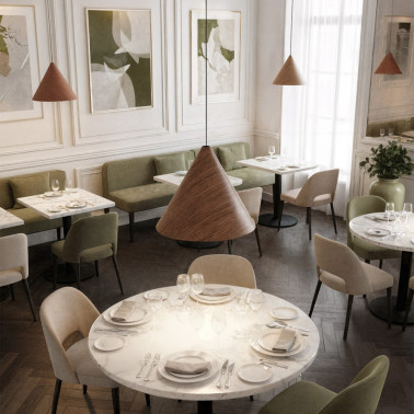 ACB AURA Pantalla Ø330 Nogal