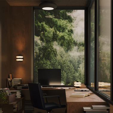 MAYTONI NUVEM Aplique Pared Marrón 8W 3000K