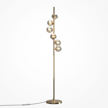 MAYTONI DALLAS Lámpara de Pie Oro-Coñac