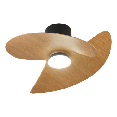MANTRA ONA Ventilador Negro-Madera