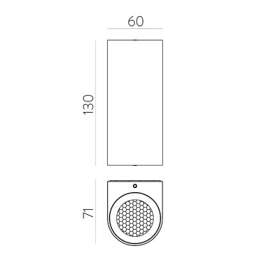 ACB NEXO LED Aplique Blanco 130