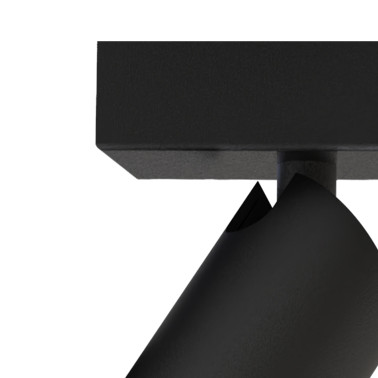 MANTRA NAZARE 2L Regleta Orientable Negro