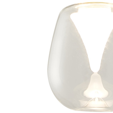 MANTRA ANDROMEDA Ø120 Tulipa Cristal Transparente