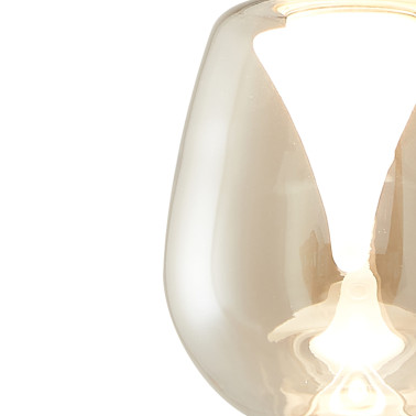 MANTRA ANDROMEDA Ø120 Tulipa Cristal Coñac