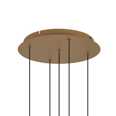 MANTRA ANDROMEDA Led Colgante Oro Sin Tulipa 5L