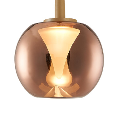 MANTRA ANDROMEDA Led Colgante Cristal Cobre