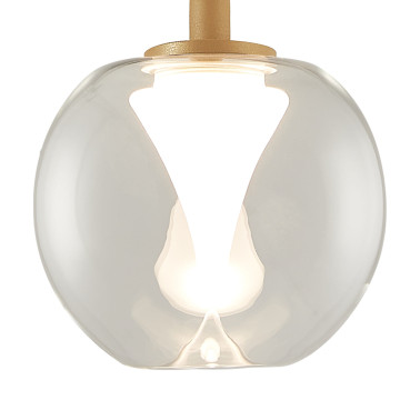 MANTRA ANDROMEDA Led Colgante Cristal Transparente