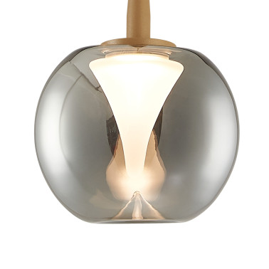 MANTRA ANDROMEDA Led Colgante Cristal Cromo
