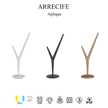 MANTRA ARRECIFE Sobremesa LED Negro