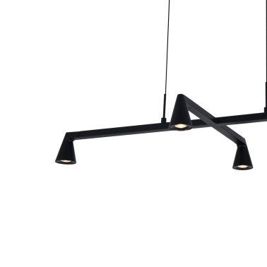 MANTRA ÁFRICA Led Colgante Negro 4L