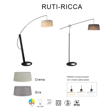 MANTRA RICCA Pie Estructura Negro