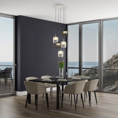 MANTRA DUBAI Colgante Negro