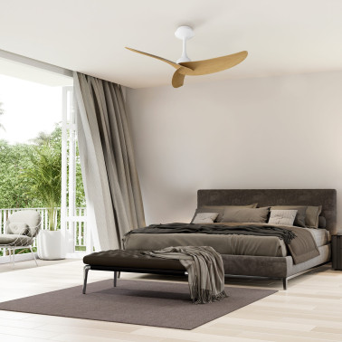 MANTRA IPANEMA III Ventilador Blanco-Madera 3 Palas