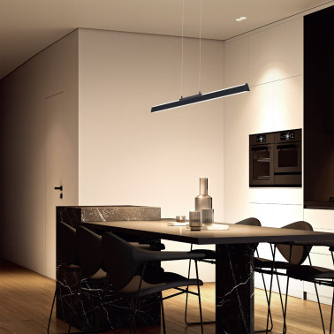 MANTRA LINEAL 1515 Colgante Negro 54W