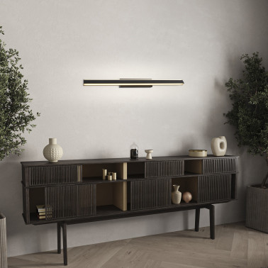 MANTRA LINEAL Aplique Negro 22W