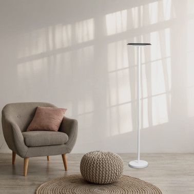 MANTRA TINA Lámpara de Pie Blanco-Negro