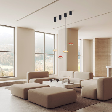 MANTRA PICCOLA Colgante LED Marrón