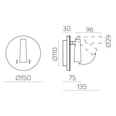 ACB PANAU Aplique Con Lector Negro