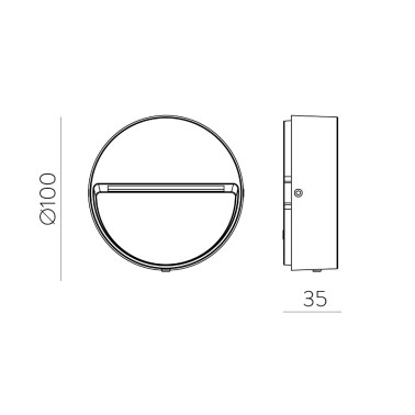 ACB SPICA LED Bañador Blanco Ø100