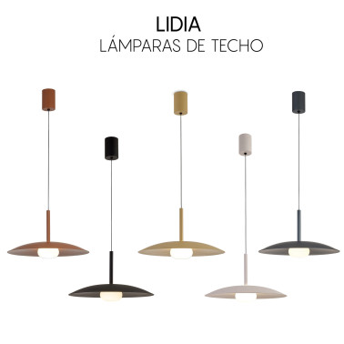 MANTRA LIDIA Colgante Ajustable Negro