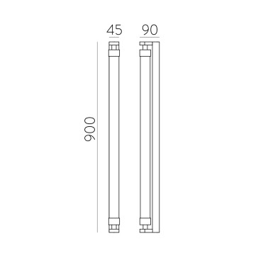 ACB LINEO 900 Aplique Oro