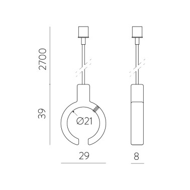 ACB LINEO KIT Colgante Horizontal