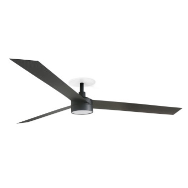 FARO CRUISER XL LED EMPOTRADO Ventilador Negro