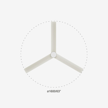 FARO CRUISER XL LED EMPOTRADO Ventilador Blanco