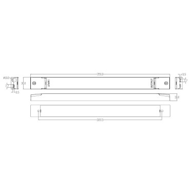 FARO Fuente de Alimentación 24VDC 100W LINEAL
