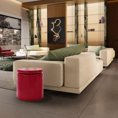 SCHULLER NOLA Mesa Auxiliar Roja