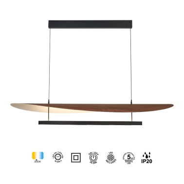 MANTRA ABISAL 1200 Colgante Negro-Madera