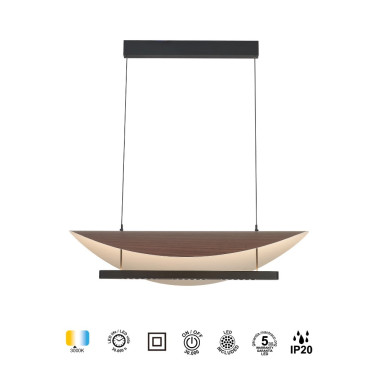 MANTRA ABISAL 800 Colgante Negro-Madera